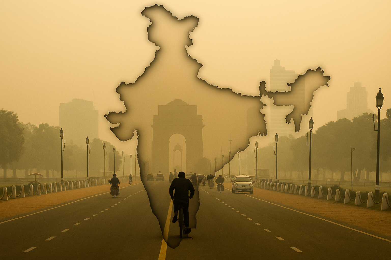 No major Indian city achieved safe air quality levels in a decade, shows study.